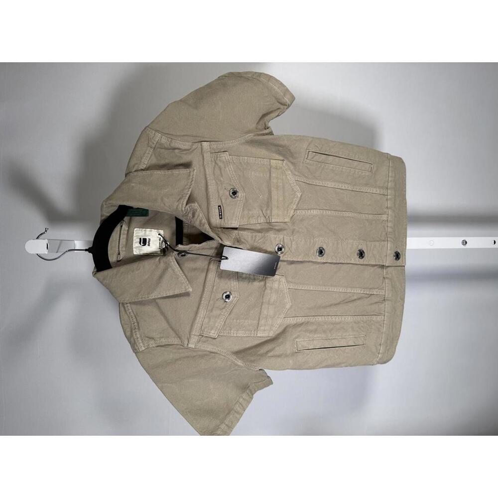 NWT G-Star RAW Arc Jacket Women’s Short Sleeve Stretch Canvas Beige - Size XS - Picture 5 of 10